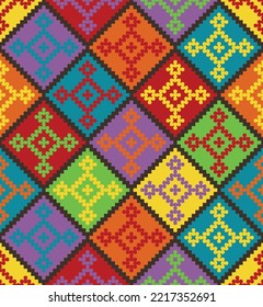 bunter geometrischer Stoffmuster