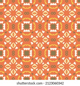 Patrón geométrico étnico colorido, patrón decorativo vectorial para textiles, tela, papel de envoltura, lino, papel tapizado, etc