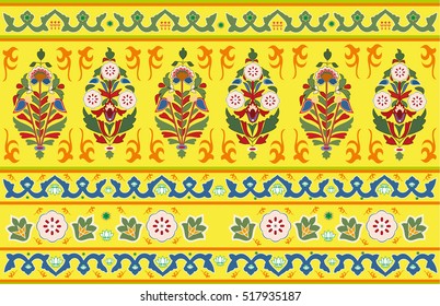 Colorful ethnic indian pattern