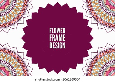 colorful ethnic ornament background card