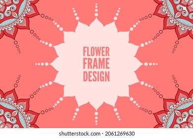 colorful ethnic ornament background card