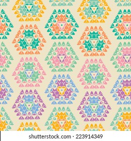 Colorful ethnic pattern