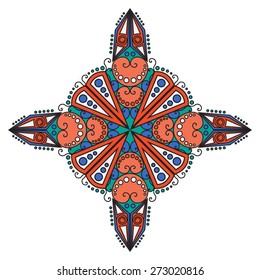 Colorful ethnic pattern. Vector element for design