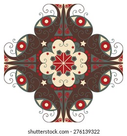 Colorful ethnic pattern. Vector element for design