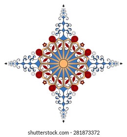 Colorful ethnic pattern. Vector element for design