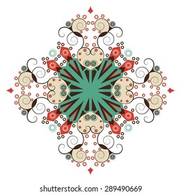 Colorful ethnic pattern. Vector element for design