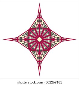 Colorful ethnic pattern. Vector element for design