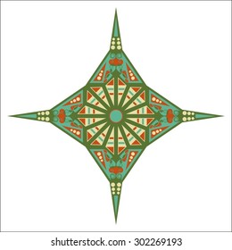 Colorful ethnic pattern. Vector element for design