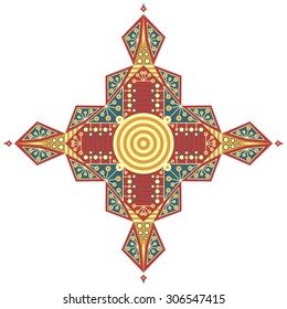 Colorful ethnic pattern. Vector element for design