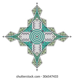 Colorful ethnic pattern. Vector element for design