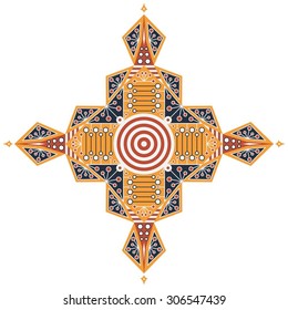 Colorful ethnic pattern. Vector element for design
