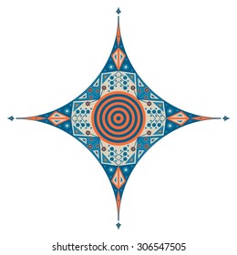 Colorful ethnic pattern. Vector element for design