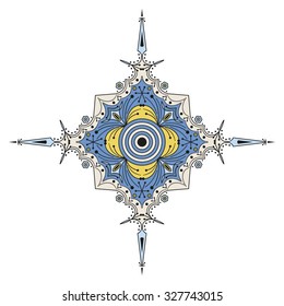 Colorful ethnic pattern. Vector element for design