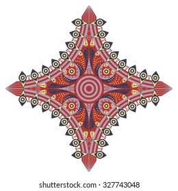 Colorful ethnic pattern. Vector element for design