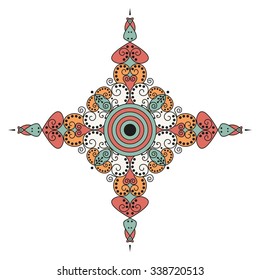Colorful ethnic pattern. Vector element for design