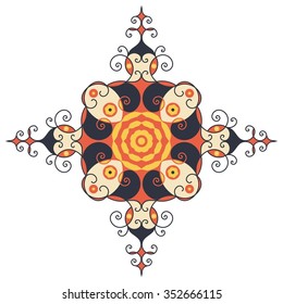 Colorful ethnic pattern. Vector element for design