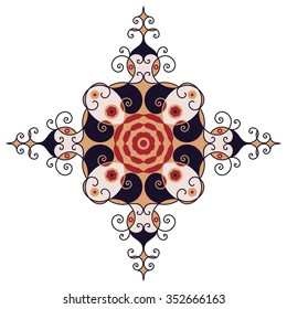 Colorful ethnic pattern. Vector element for design