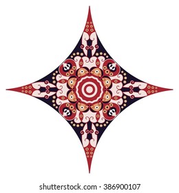 Colorful ethnic pattern. Vector element for design