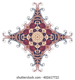 Colorful ethnic pattern. Vector element for design
