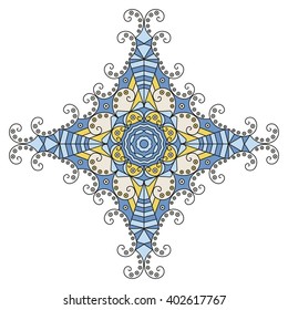 Colorful ethnic pattern. Vector element for design