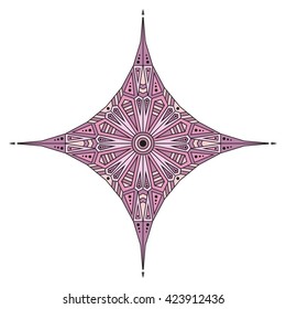 Colorful ethnic pattern. Vector element for design