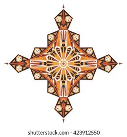 Colorful ethnic pattern. Vector element for design