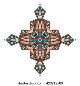 Colorful ethnic pattern. Vector element for design