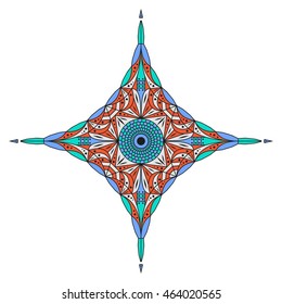 Colorful ethnic pattern. Vector element for design