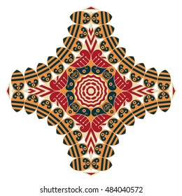 Colorful ethnic pattern. Vector element for design