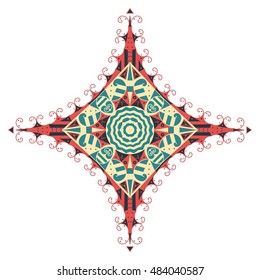 Colorful ethnic pattern. Vector element for design