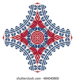 Colorful ethnic pattern. Vector element for design