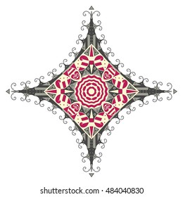 Colorful ethnic pattern. Vector element for design