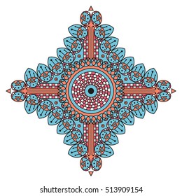Colorful ethnic pattern. Vector element for design