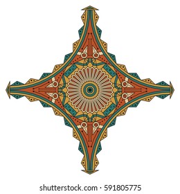 Colorful ethnic pattern. Vector element for design
