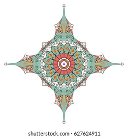 Colorful ethnic pattern. Vector element for design
