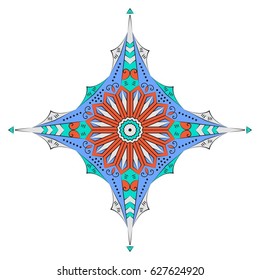 Colorful ethnic pattern. Vector element for design