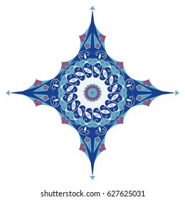 Colorful ethnic pattern. Vector element for design