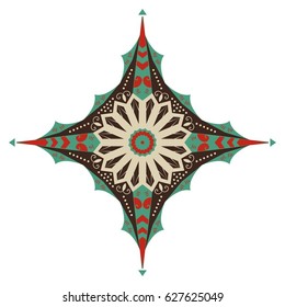 Colorful ethnic pattern. Vector element for design