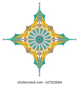 Colorful ethnic pattern. Vector element for design