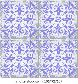 Colorful ethnic patterned background. Arabesque vector ornament