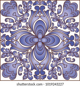 Colorful ethnic patterned background. Arabesque vector ornament