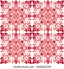 Colorful ethnic patterned background. Arabesque vector ornament