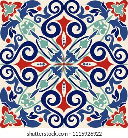 Colorful ethnic patterned background. Arabesque vector ornament
Seamless floral pattern in vector.
