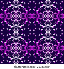 Colorful ethnic seamless pattern. Bright hand-drawn background
