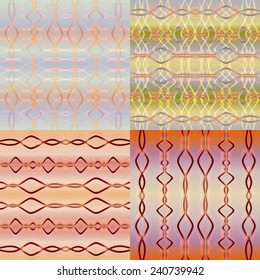 Colorful ethnic seamless pattern, vector