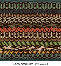 Colorful ethnic seamless pattern. vector illustration - eps 8