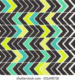 Colorful ethnic striped pattern. Geometric borders. Hand drawn abstract backdrop. Wallpaper for pattern fills, web page