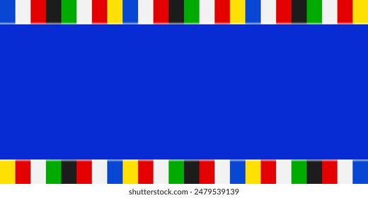 Colorful european soccer competition 2024 banner design, football banner championship