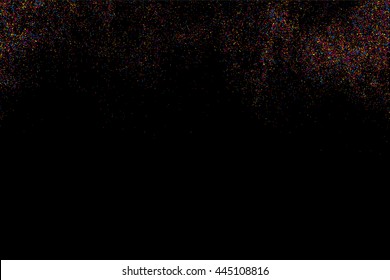 Colorful explosion of confetti. Colored stains and blots.  Vector illustration,eps 10.
