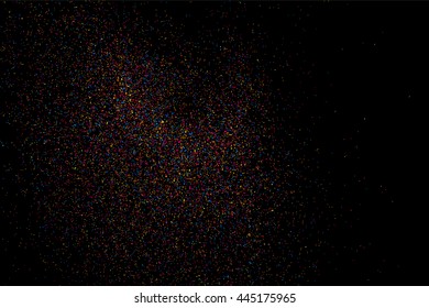 Colorful explosion of confetti. Colored stains and blots.  Vector illustration,eps 10.
